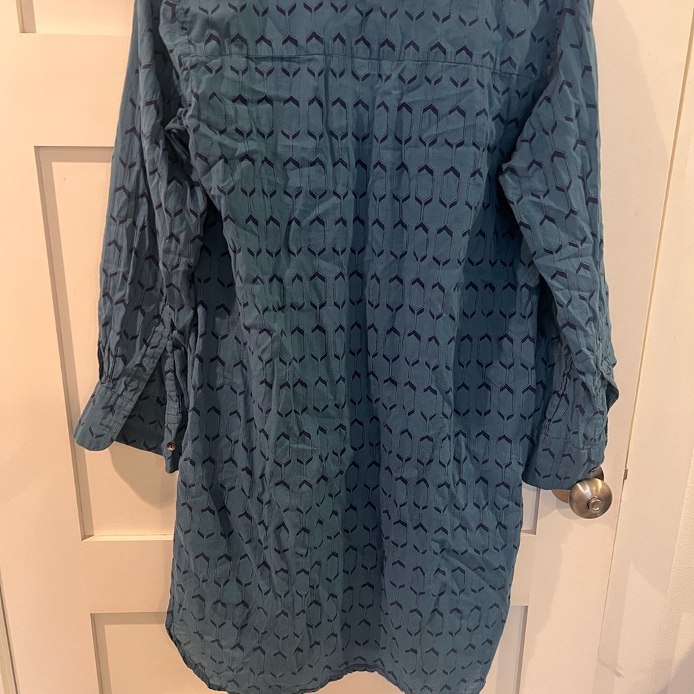 Layla Blue Patterned Top - Picture 4 of 4